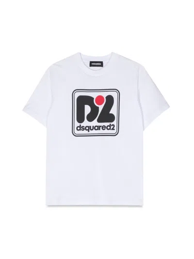 Dsquared2 Dsquared Kids' Slouch Fit T-shirt In White