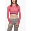 Dsquared2 Lace Cropped Top With Logoed Band