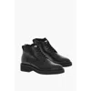 Dsquared2 Lace-up Manchester Leather Booties In Black