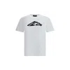 Dsquared2 Cotton Crew Neck T-shirt With Short Sleeves In Regular Fit In White