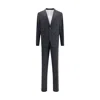 Dsquared2 Black Fleece Wool Two-piece Suit In Black