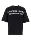 Dsquared2 Logo-print Oversize Cotton T-shirt In Multi