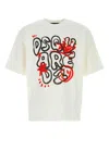 Dsquared2 Dsquared White Cotton Oversize T-shirt In White