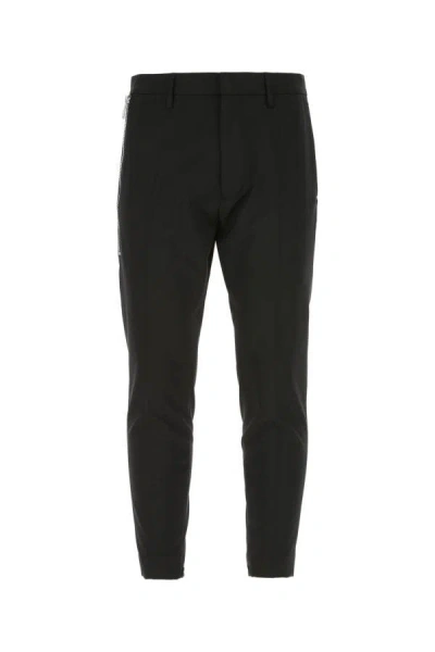 Dsquared2 Zipped Pocket Jeans In Black Cotton