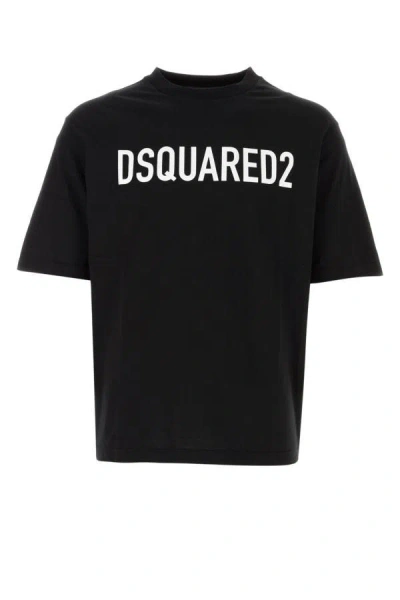 Dsquared2 T-shirts Man T-shirt Black Size S Cotton