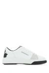 DSQUARED2 DSQUARED MAN TWO-TONE LEATHER BUMPER SNEAKERS