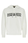 DSQUARED2 DSQUARED MAN WHITE COTTON SWEATSHIRT