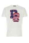 Dsquared2 Dsquared Man White Cotton T-shirt In White