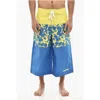 Dsquared2 Maxi Swim Shorts With Floral Print In Multi