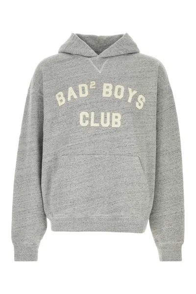 Dsquared2 Dsquared Melange Cotton Oversized Sweatshirt In Gray