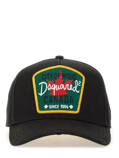 Dsquared2 Dsquared Men Baseball Cap In Black