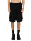 Dsquared2 Dsquared Men Cargo Bermuda Shorts "balloon" In Black