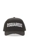 Dsquared2 Dsquared Men Baseball Hat With Logo In Black