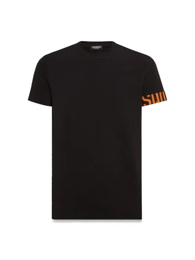 Dsquared2 T-shirt With Logo In Black