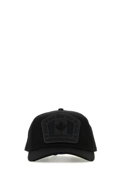 Dsquared2 Dsquared Men Black Cotton Baseball Cap