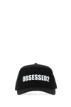 Dsquared2 Dsquared Men Black Cotton Baseball Cap In Black