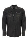 Dsquared2 Dsquared Black Denim Western Shirt In Black