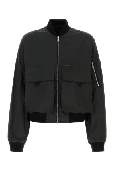 Dsquared2 Dsquared Men Black Polyester Blend Bomber Jacket