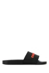 Dsquared2 Dsquared Men Black Rubber Slippers In Black
