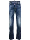 Dsquared2 Dsquared Men Cool Guy Distressed Skinny Jeans In Blue