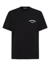 Dsquared2 Regular Fit Cotton T-shirt In Black