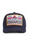 Dsquared2 Navy Blue Logo Patch Cap In Blue