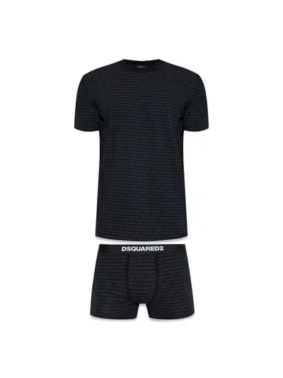 DSQUARED2 DSQUARED MEN T-SHIRT AND BOXER SET