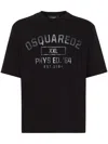 Dsquared2 Physical Education Crew Neck Graphic T-shirt In Black