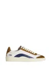 Dsquared2 Suede And Rubber Sole Sneakers In Multi