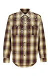 Dsquared2 Dsquared Men Sparkling Grunge Military Shirt In Multicolor