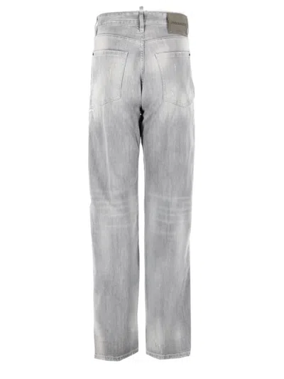 Dsquared2 Dsquared Men's Straight-leg Jeans In Grey