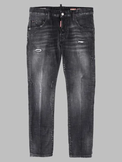 Dsquared2 Dsquared Men's Stretch Cotton Jeans In Black