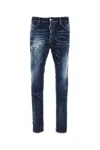 Dsquared2 Dsquared Men Stretch Denim Cool Guy Jeans In Blue