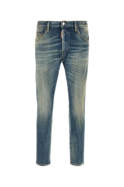 DSQUARED2 DSQUARED MEN STRETCH DENIM SKATER JEANS