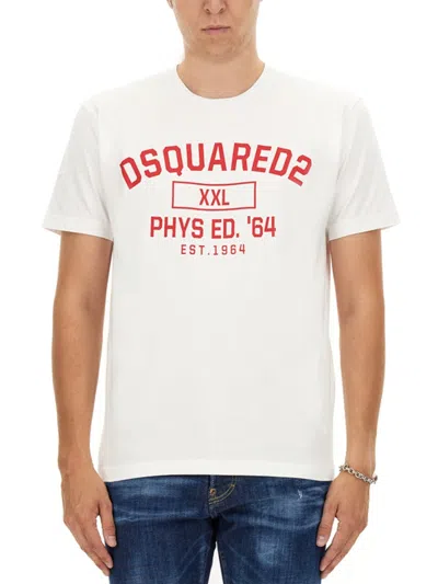 Dsquared2 Dsquared Men T-shirt With Logo In White