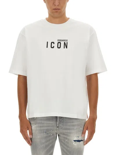 Dsquared2 Dsquared Men T-shirt With Logo In White