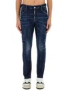 Dsquared2 Bleach-effect Skinny Denim Jeans In Blue