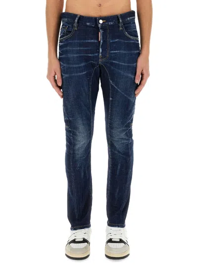 DSQUARED2 DSQUARED MEN TIDY BIKER JEANS