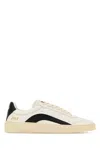 Dsquared2 Dsquared Men Two-tone Leather Rider Sneakers In Multi