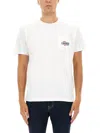 Dsquared2 Short Sleeve Crew Neck T-shirt With Pocket In White