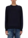 Dsquared2 Dsquared Men Wool Jersey. In Blue