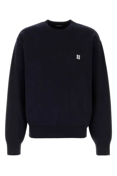 DSQUARED2 DSQUARED METAL D2 UPSIDE DOWN KNIT PULLOVER