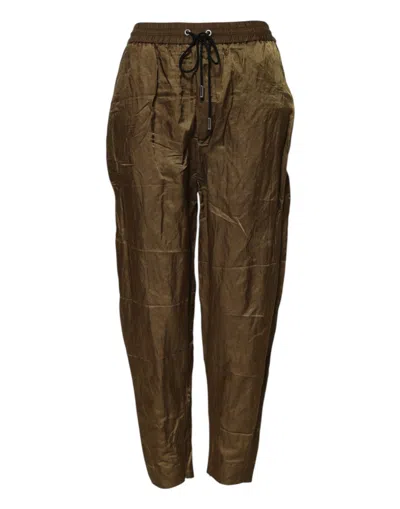 Dsquared2 Dsquared² Mid Waisted Women Sweatwomen's Women's Pants In Brown
