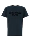 Dsquared2 Dsquared Men Midnight Blue Cotton T-shirt