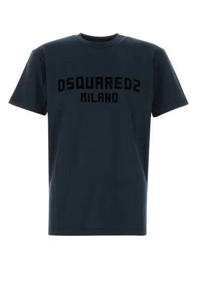 Dsquared2 Dsquared Midnight Blue Cotton T-shirt