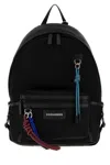 Dsquared2 Dsquared Mini Black Nylon Basic Backpack In Black
