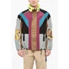 Dsquared2 Multi Fabrics Windbreaker With Hidden Hood