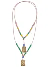 Dsquared2 Dsquared 徽标饰牌项链 In Multicolour