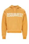 Dsquared2 Dsquared Mustard Cotton Sweatshirt In Yellow