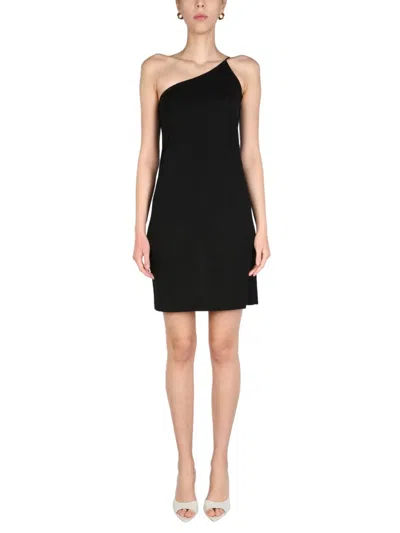 Dsquared2 Dsquared One-shoulder Dress In Black